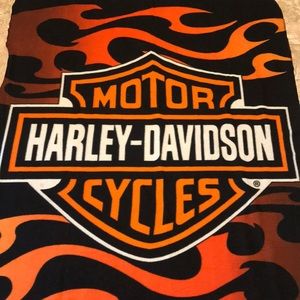 Harley Davidson blanket